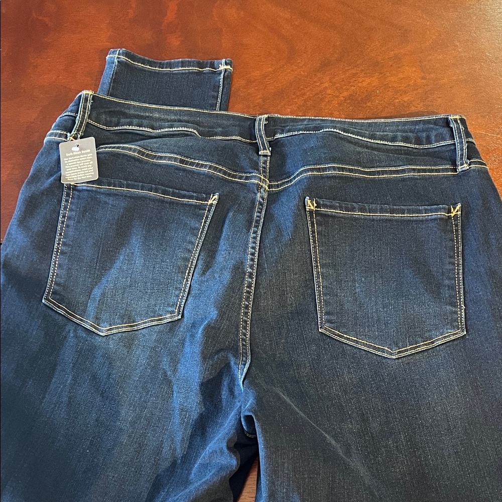 NWT a.n.a Women's high rise Skinny Jeans - Deep Indigo rinse - Picture 5 of 6